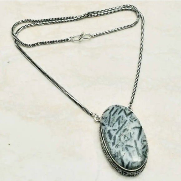 #246 Zebra 🦓 Jasper Handcrafted Necklace NWOT - Picture 15 of 15